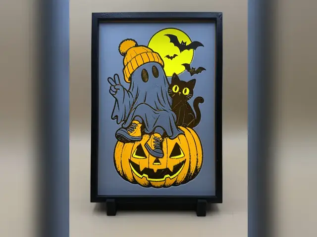 Spooky Pals Halloween Hueforge Print