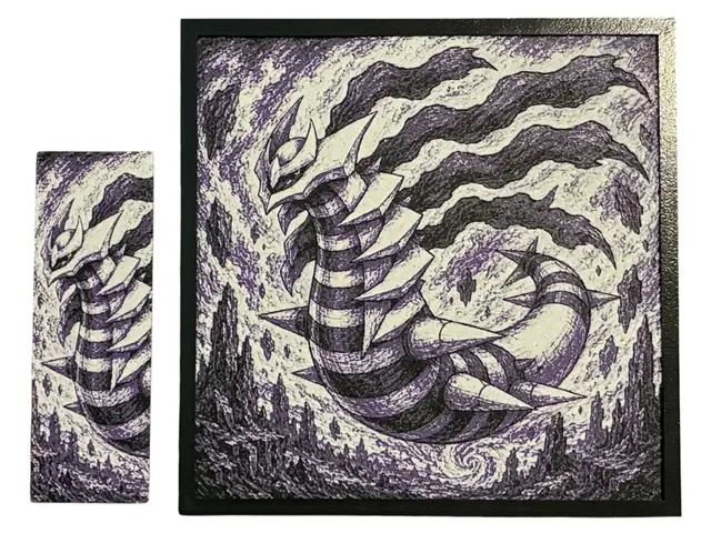 HueForge model: Giratina – Distortion World Bookmark by The SkyLab 3D