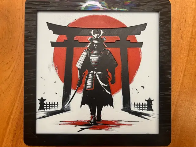 HueForge model: Assassin's Creed Shadows Samurai by JustBe 3D Printing