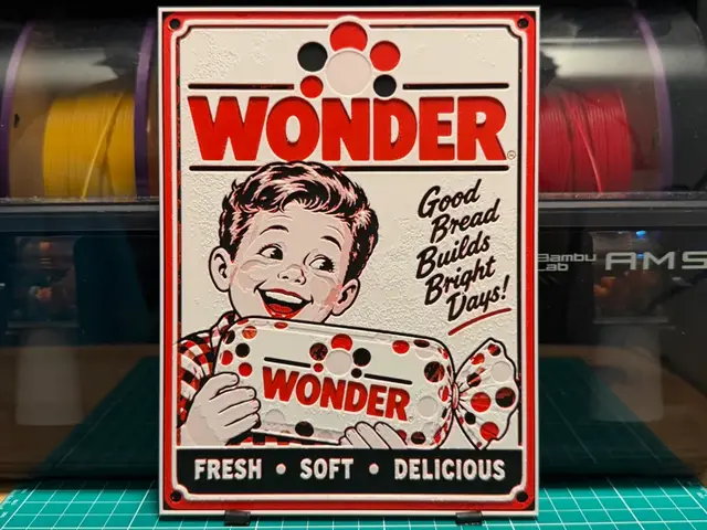 Wonder Bread Vintage Poster