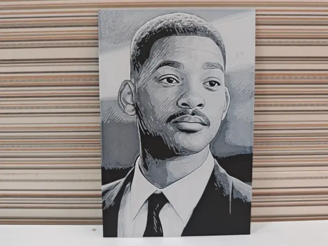 HueForge model: Portrait Will Smith by Litolunar