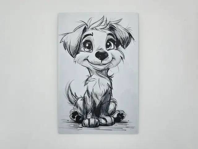 HueForge model: Cute Baby Dog by Kactus Fpv