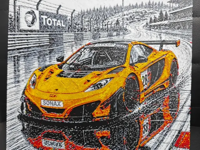 HueForge model: McLaren MP4-12C by TheHueforgeLady