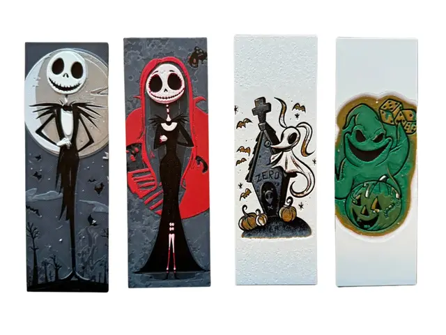 HueForge model: Nightmare Before Christmas - Bookmark Collection by Canadian Gamer