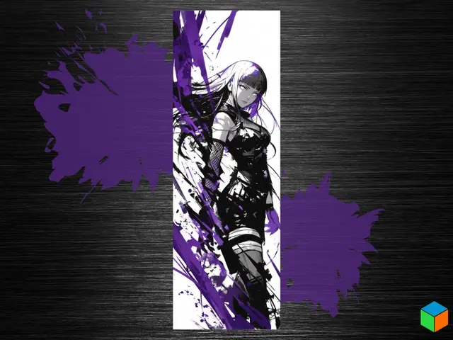 HueForge model: Battle-Ready Hinata Bookmark | Naruto Bookmark by 3D Prints By Vic