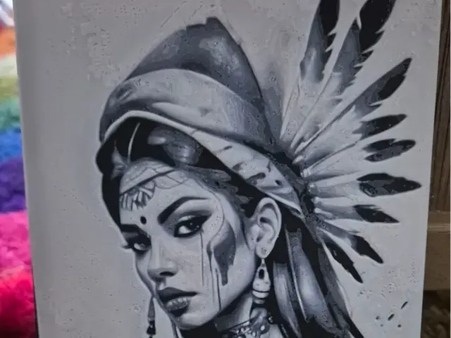 HueForge model: Indian Lady Hueforge by Buntsta