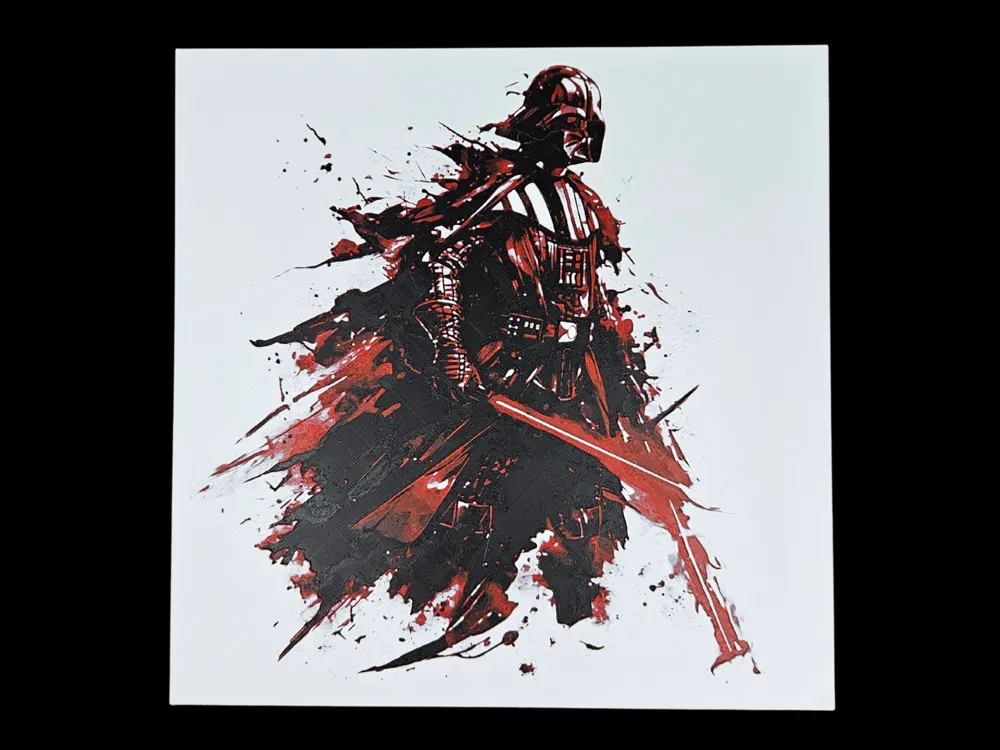 Darth Vader - Star Wars Hueforge by BusyKikiBee HueForge model: Darth Vader - Star Wars Hueforge by BusyKikiBee