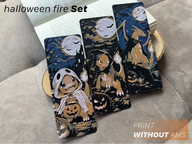 Halloween Fire Set - Bookmarks