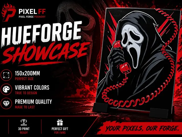 HueForge model: Ghostface - HueForge by Hush | PixelFF
