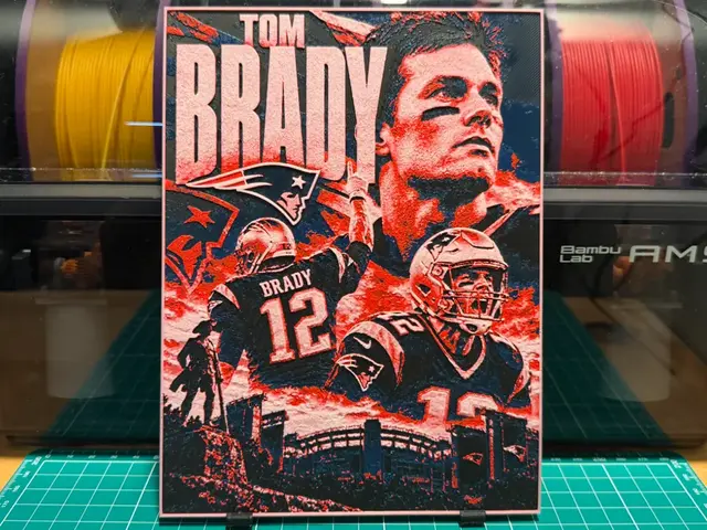 HueForge model: Tom Brady Poster HueForge by liv_3d