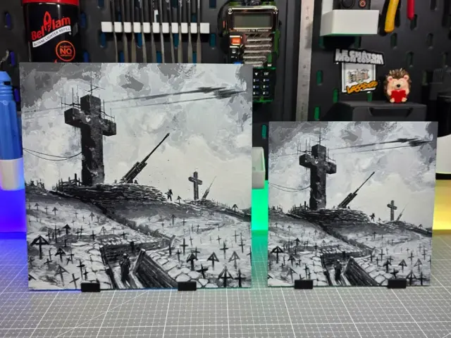 HueForge model: Trench Crusade - Hueforge - 3 Colors by Montoya Maker