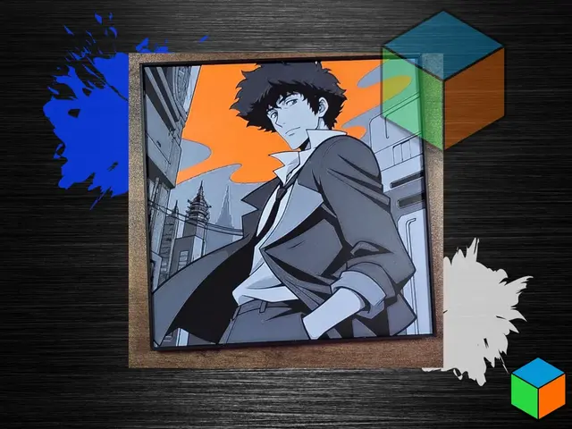 Spike Spiegel Color Pop | Cowboy Bebop HueForge
