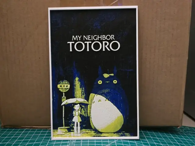 HueForge model: My Neighbor Totoro Poster V2 - Hueforge Art by Lumpy3D