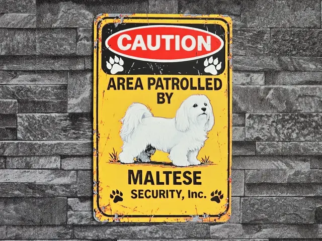 HueForge model: Hueforge CAUTION Maltese by StefBull85