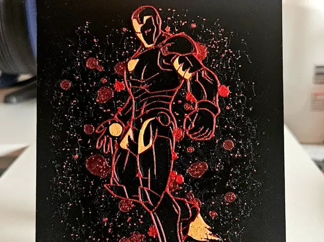 HueForge model: Iron Man by Mano's 3d_Art