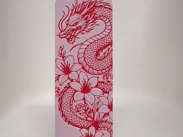 HueForge model: Red Dragon Bookmark by Morganja
