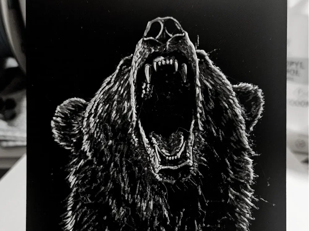 Bear by Mano's 3d_Art HueForge model: Bear by Mano's 3d_Art