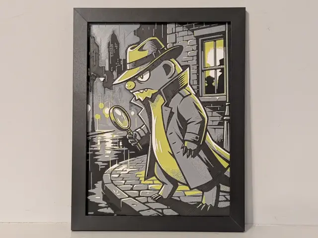 Detective Gumshoos Pokemon 6x8 Hueforge 3D Decor