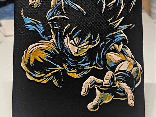 HueForge model: Dragon ball Goku by Mano's 3d_Art