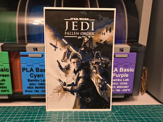 Star Wars Jedi: Fallen Order Poster - Hueforge Art