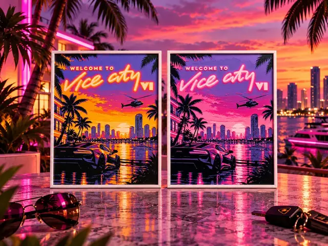 Welcome to Vice City - GTA VI - HueForge