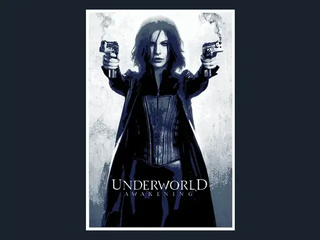 HueForge model: Underworld Awakening (Movie Poster - HueForge) by HugheCraft