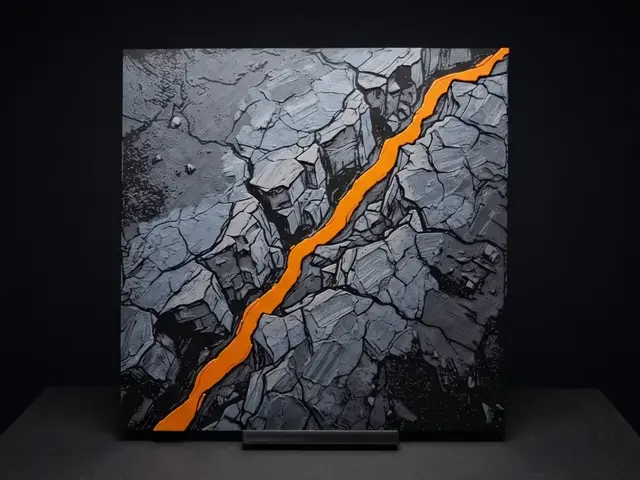 HueForge model: Volcano Canyon - Hueforge by LED