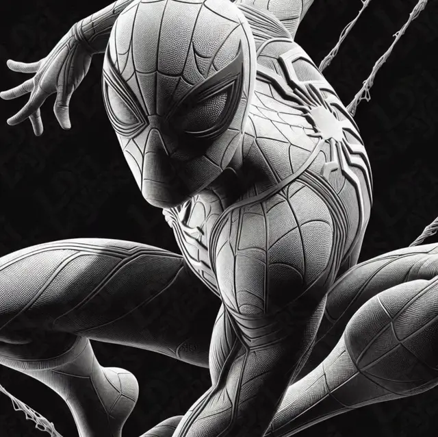 HueForge model: Relief Spiderman Hueforge by LoFi Layers