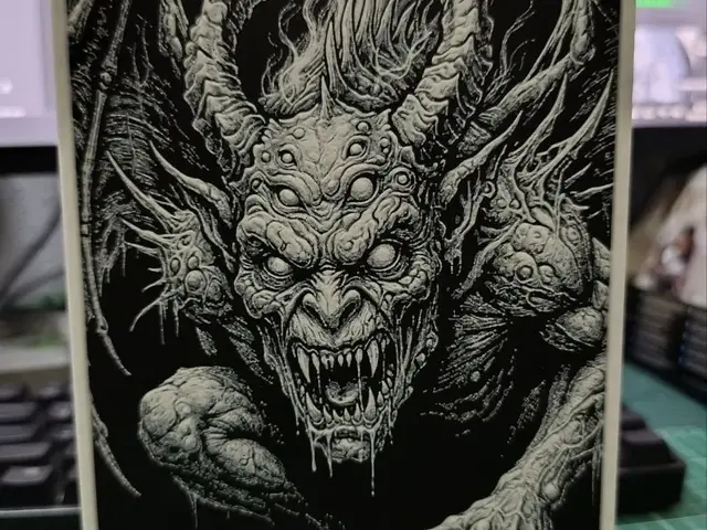 Dark Demon Gargoyle – HueForge