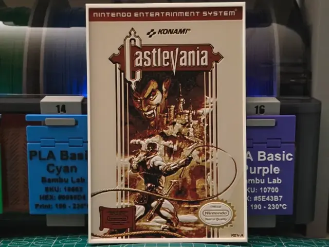 HueForge model: Castlevania Poster - Hueforge Art by Lumpy3D