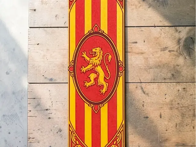 HueForge model: Gryffindor Hogwarts House Bookmark by The SkyLab 3D