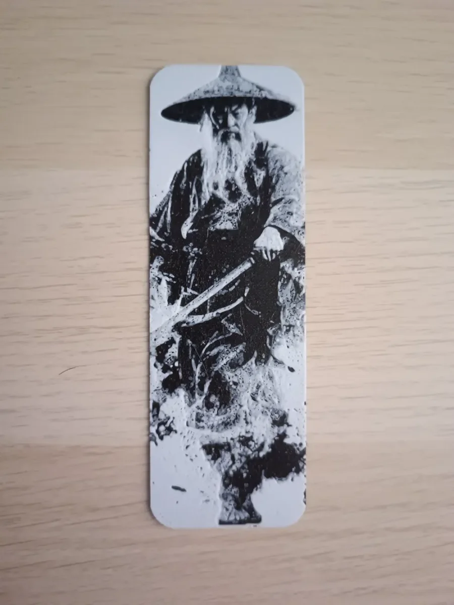 Old Samurai Bookmark by Atrus Design HueForge model: Old Samurai Bookmark by Atrus Design