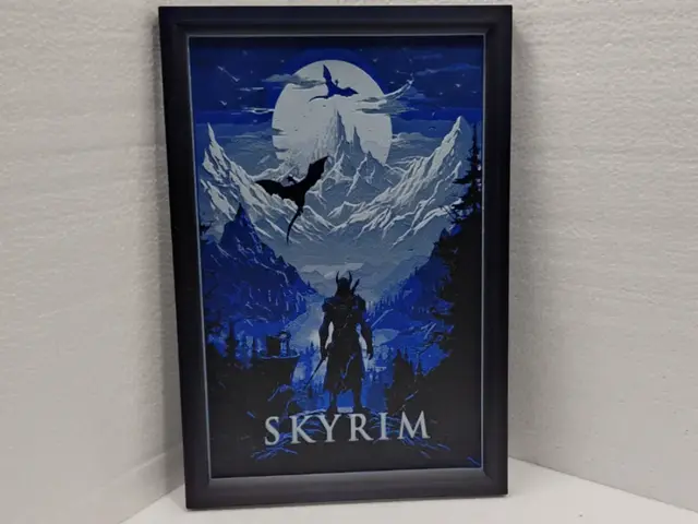 HueForge model: The Elder Scrolls V Skyrim by Asgar3D