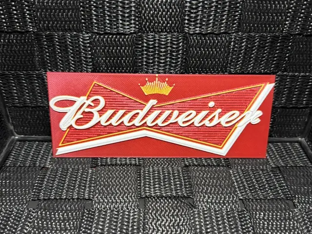 Budweiser Logo - Hueforge