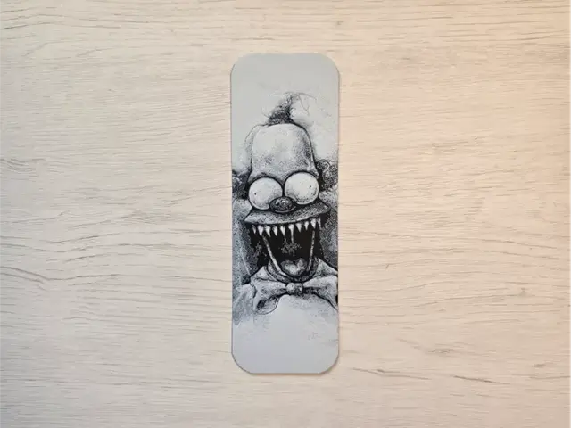 Krusty Halloween Bookmark