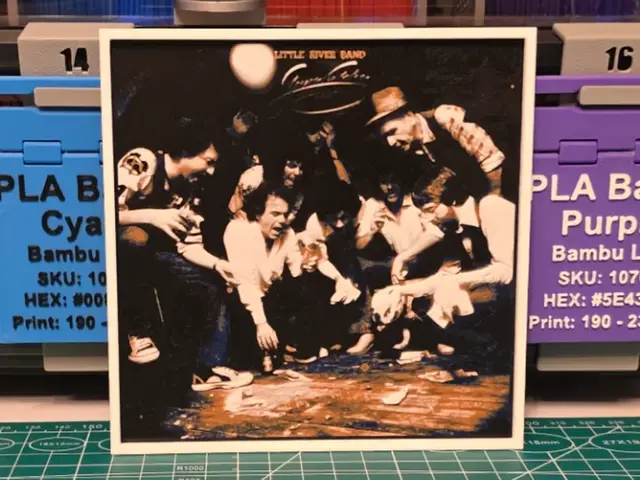 HueForge model: Little River Band "Sleeper Catcher" Album Art by Lumpy3D
