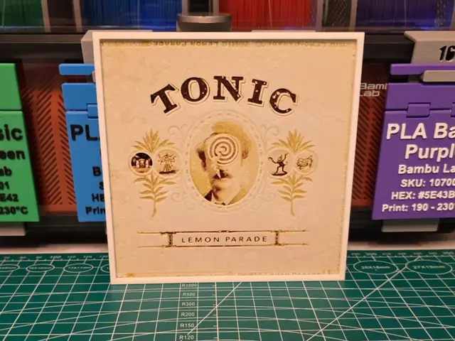 HueForge model: Tonic "Lemon Parade" Album - Hueforge Art by Lumpy3D