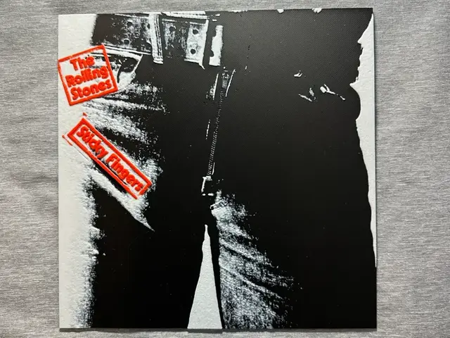 HueForge model: The Rolling Stones Sticky Fingers Album Cover by Hey Ben