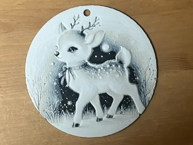 reindeer bauble