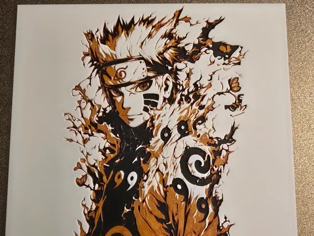 HueForge model: Naruto by 3D-Mentiel