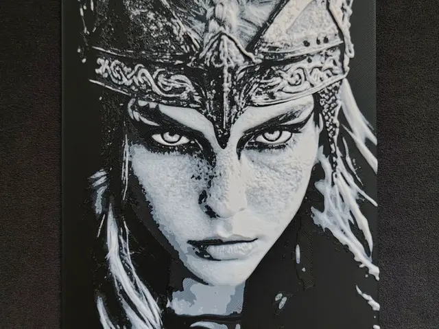 HueForge model: Viking girl HueForge by fD.667
