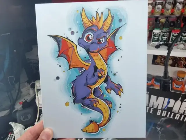 HueForge model: Spyro Hueforge - Spyro the Dragon by Dakiren