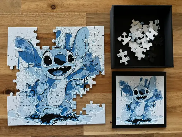 HueForge model: PUZZLE - Stitch by Canadian Gamer