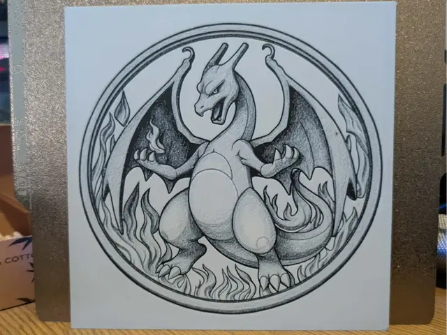 HueForge model: charizard pokemon hueforge - 2 colour by 3dGlow