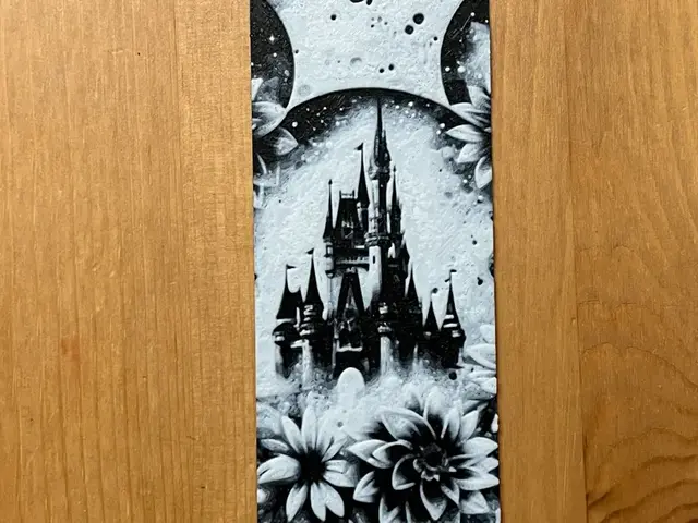 HueForge model: Disney castle bookmark by Morganja