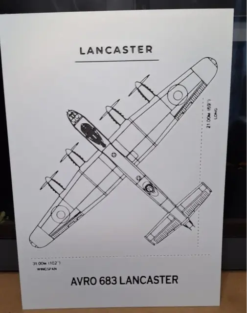 HueForge model: Avro Lancaster 683  hueforge by 3dGlow