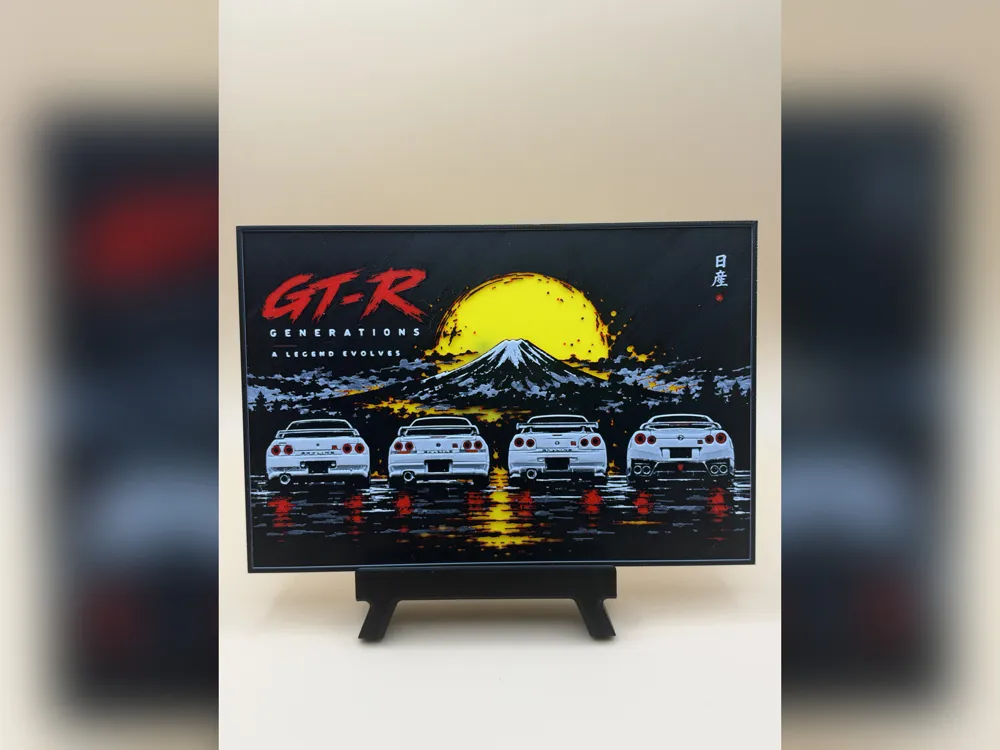 Nissan Skyline GT-R Generations - Sunset Lineup by Thadius HueForge model: Nissan Skyline GT-R Generations - Sunset Lineup by Thadius