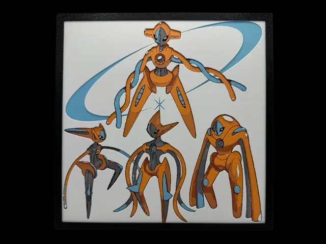 HueForge model: Deoxys by BusyKikiBee