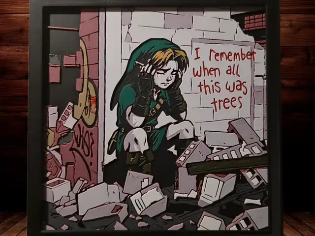 HueForge model: Banksy/Gaming Set - Legend of Zelda - Link by Side Quest Hues