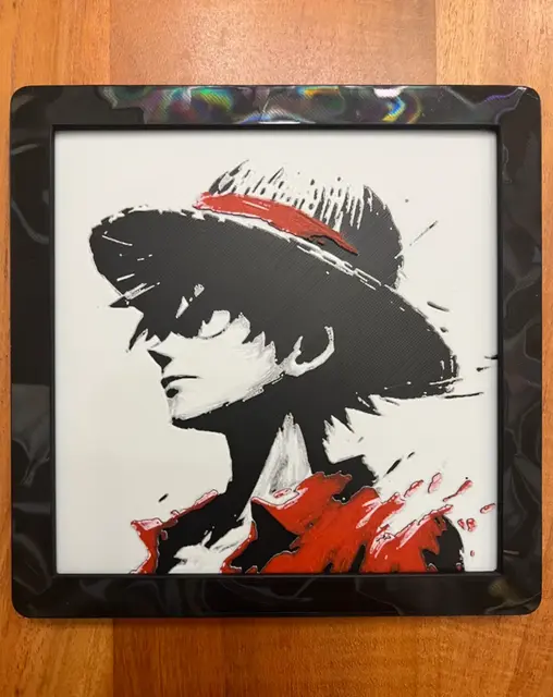 HueForge model: Monkey D. Luffy by JustBe 3D Printing